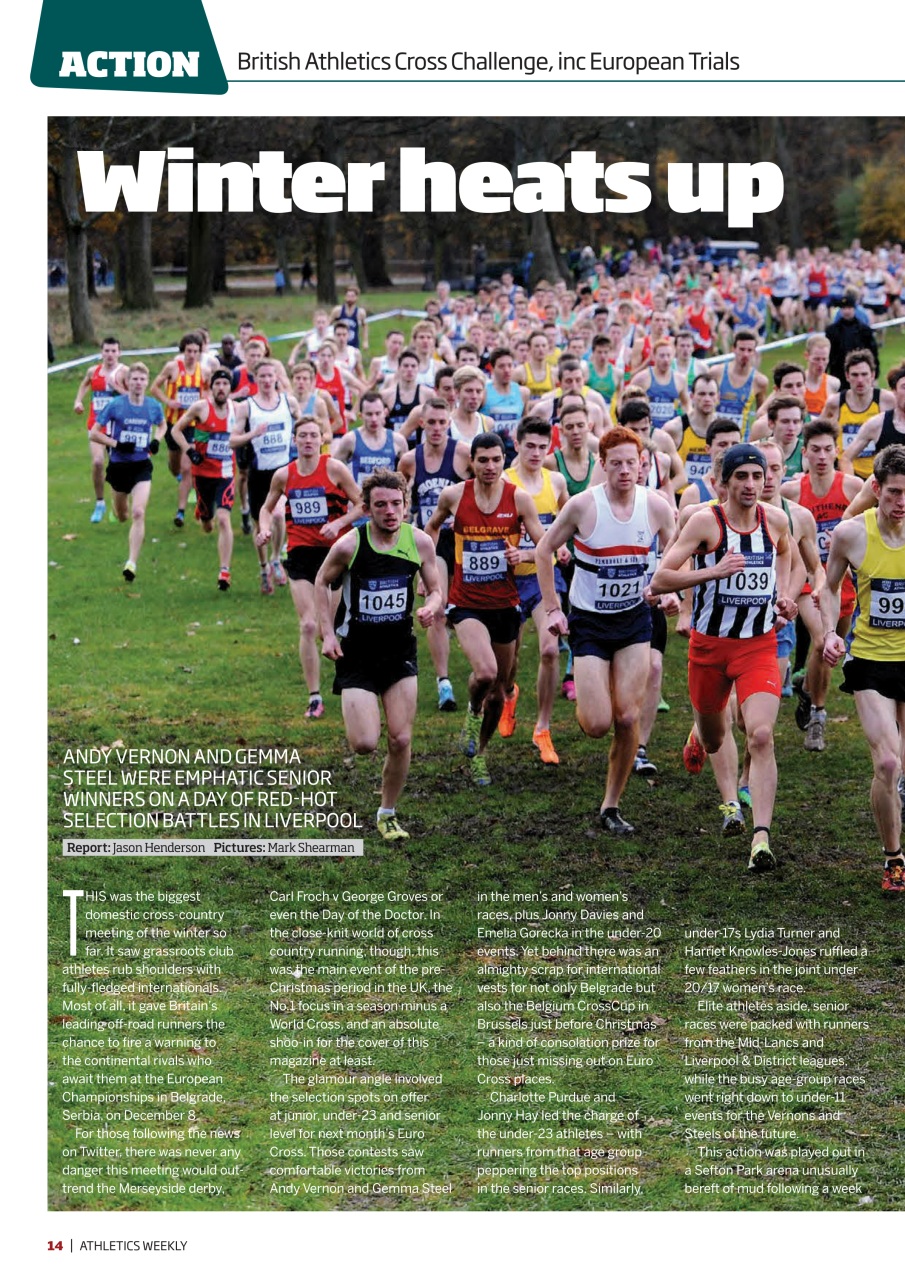 AW – Athletics Weekly Magazine Preview Pages