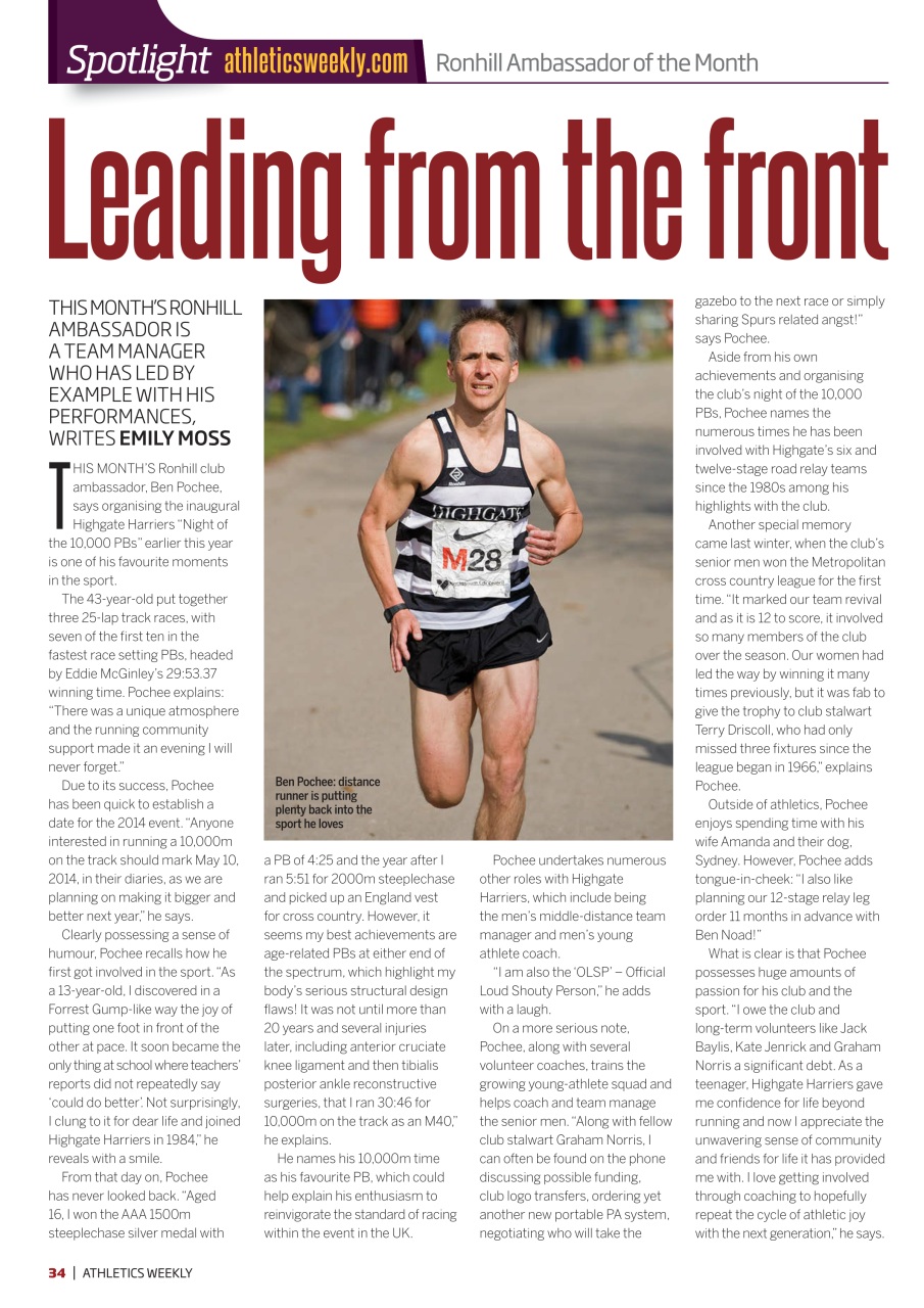 AW – Athletics Weekly Magazine Preview Pages