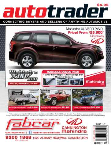 AutoTrader issue Autotrader 1127