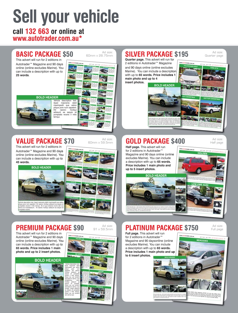 AutoTrader Preview Pages