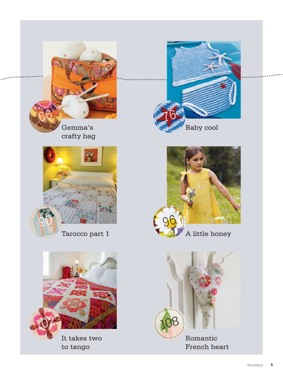 Homespun Preview Pages