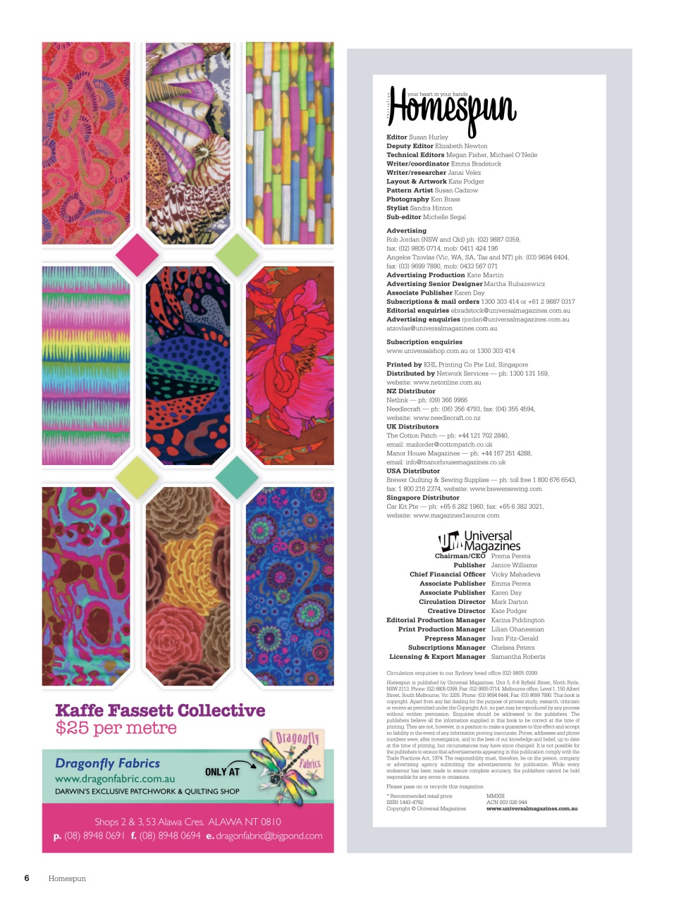 Homespun Preview Pages
