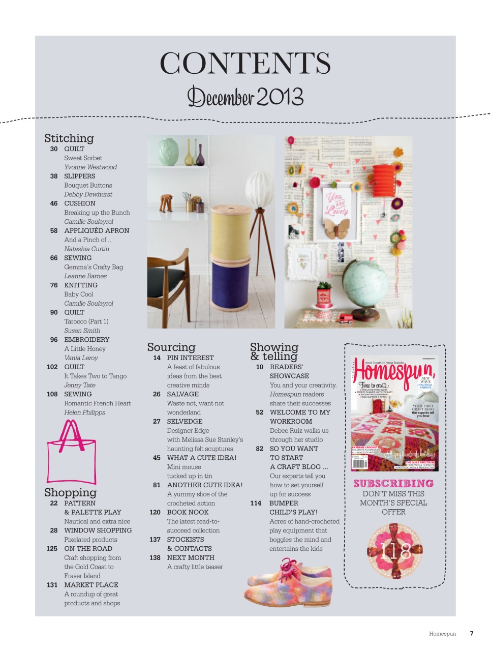 Homespun Preview Pages
