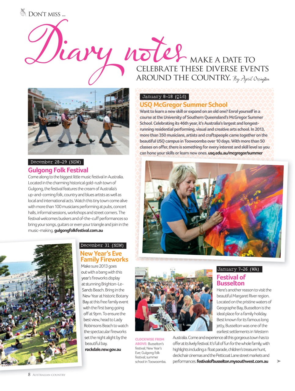 Australian Country Preview Pages