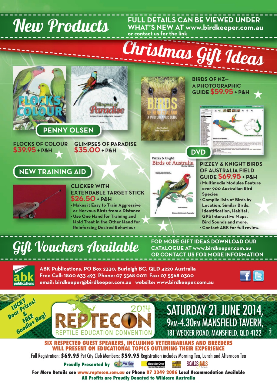 Australian Birdkeeper Magazine Preview Pages