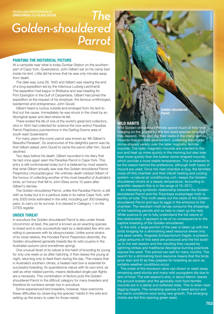 Australian Birdkeeper Magazine Preview Pages