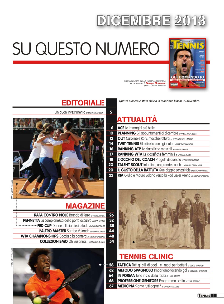 Il Tennis Italiano Preview Pages