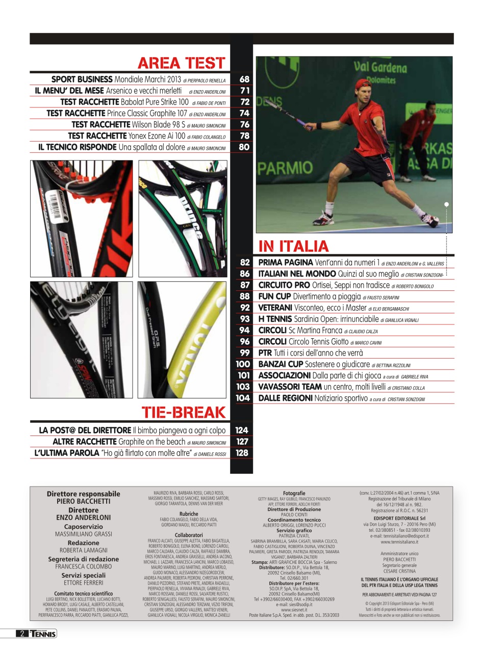 Il Tennis Italiano Preview Pages