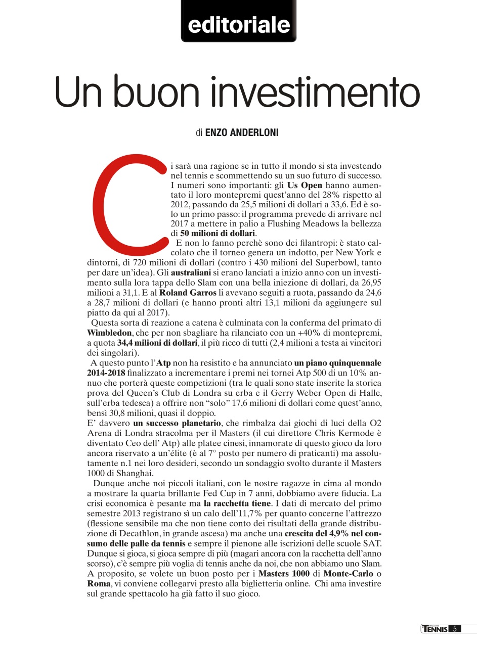 Il Tennis Italiano Preview Pages