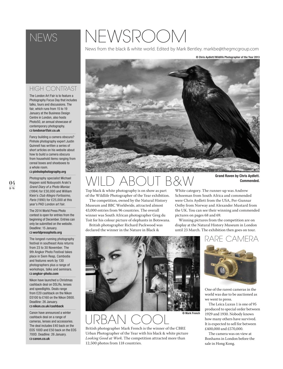 Black+White Photography Preview Pages