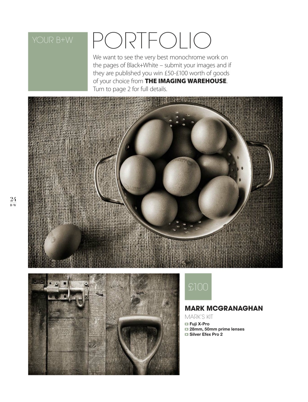 Black+White Photography Preview Pages