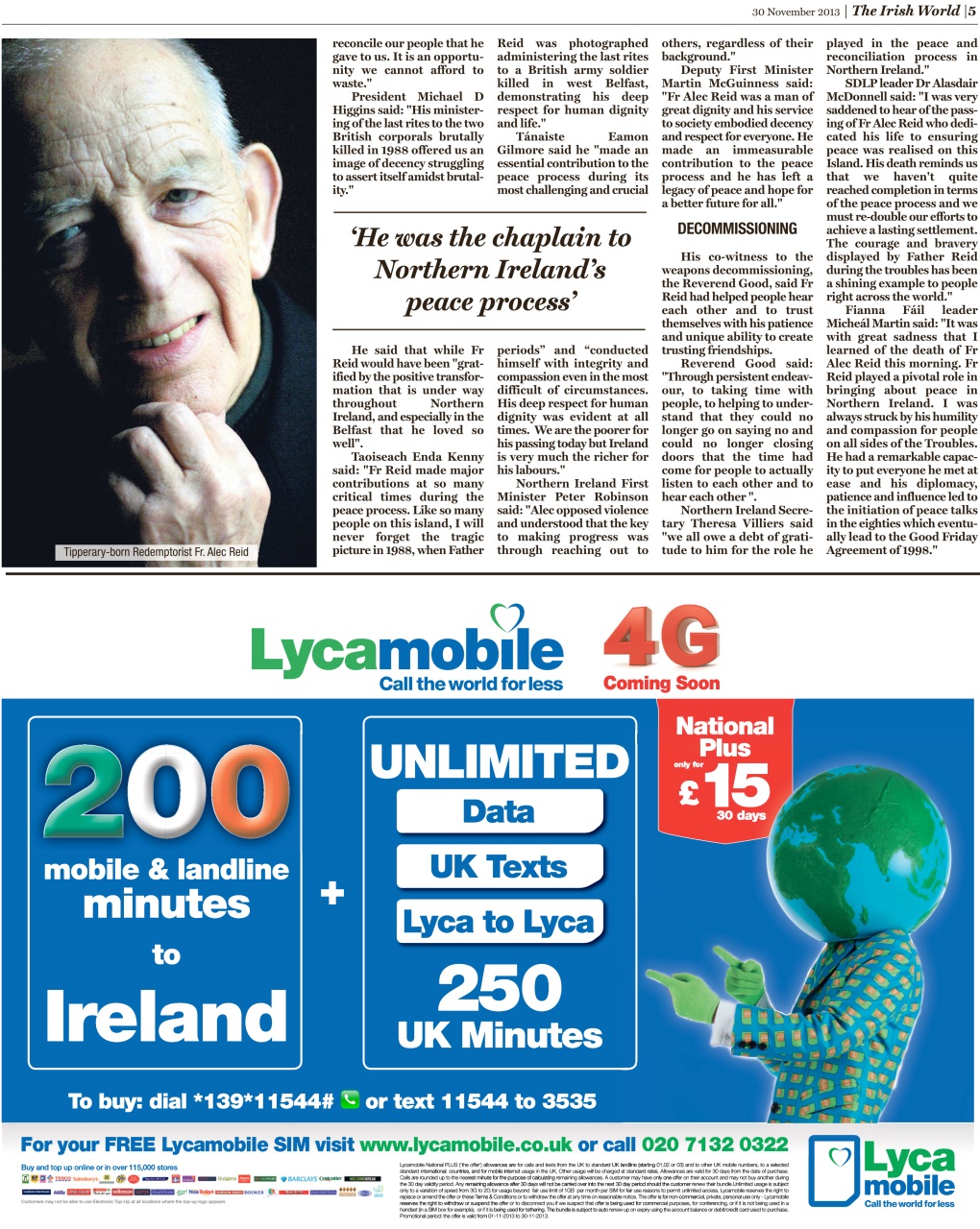 Irish World Preview Pages