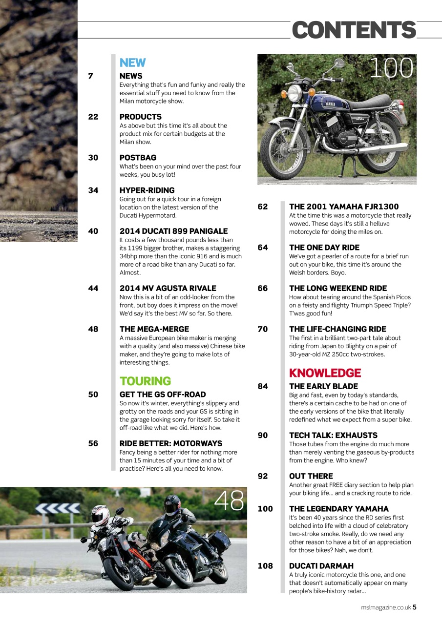 Motorcycle Sport & Leisure Preview Pages