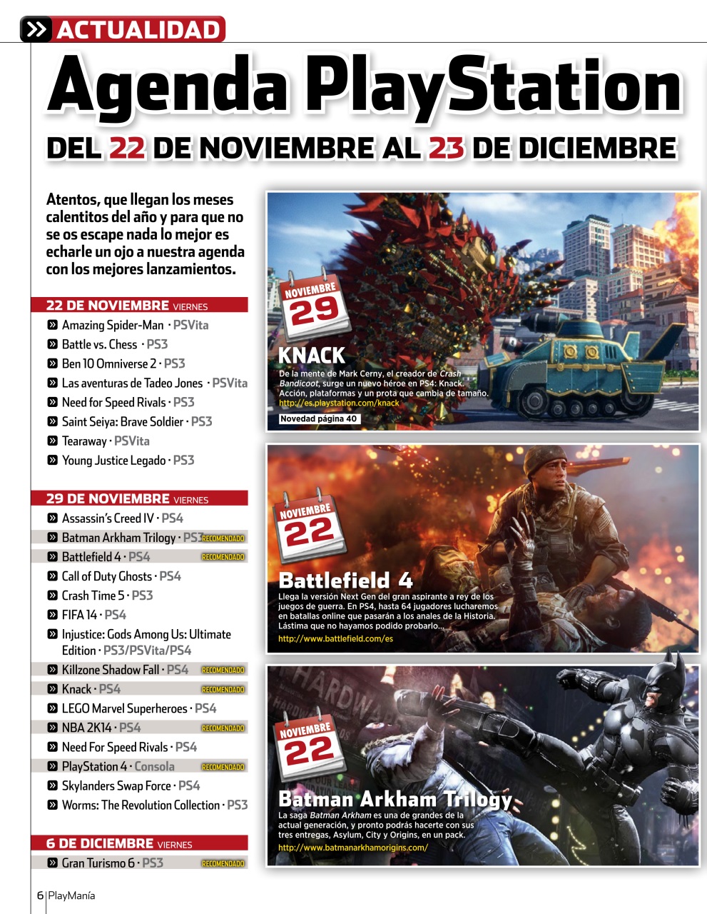 Playmania Preview Pages