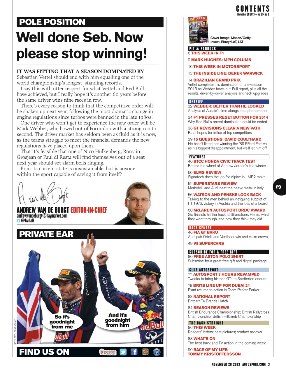 Autosport Preview Pages