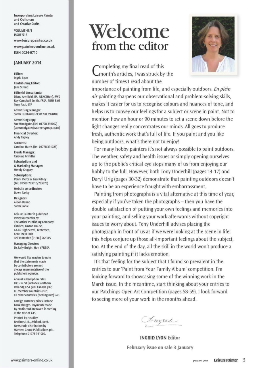 Leisure Painter & The Artist Preview Pages