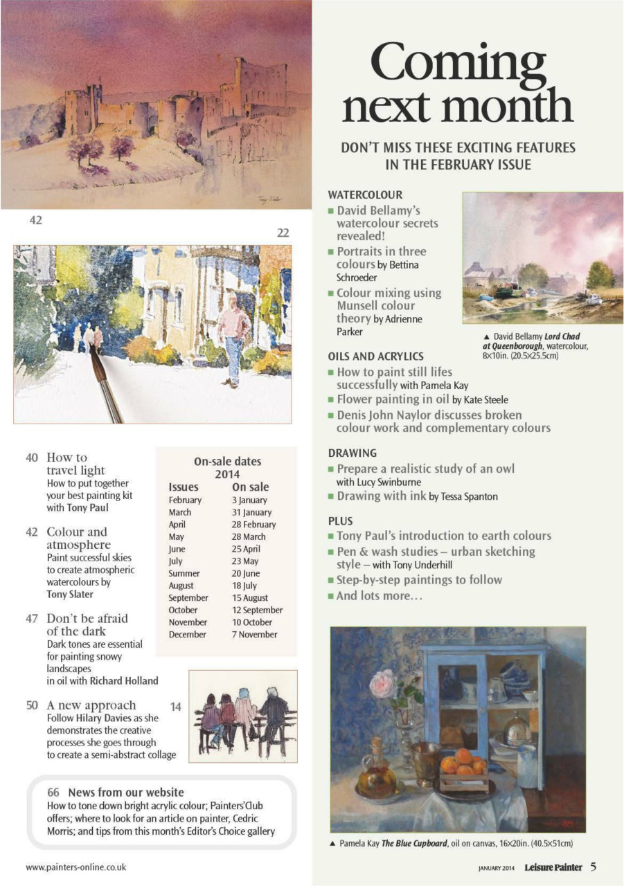 Leisure Painter & The Artist Preview Pages