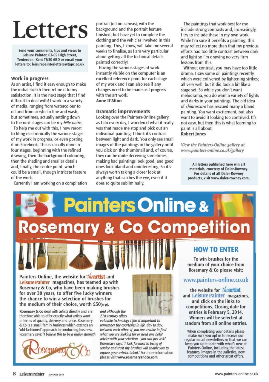 Leisure Painter & The Artist Preview Pages