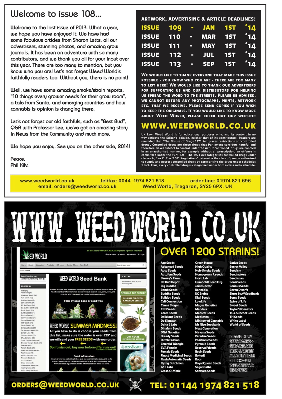 Weed World Preview Pages