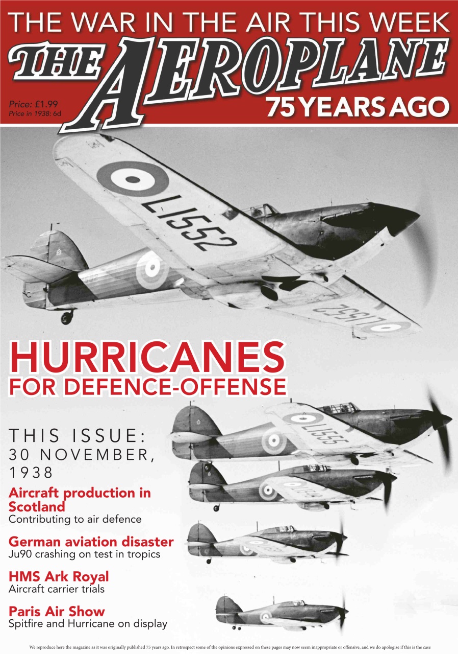 Aeroplane Weekly - The War in the Air 75 years ago Preview Pages