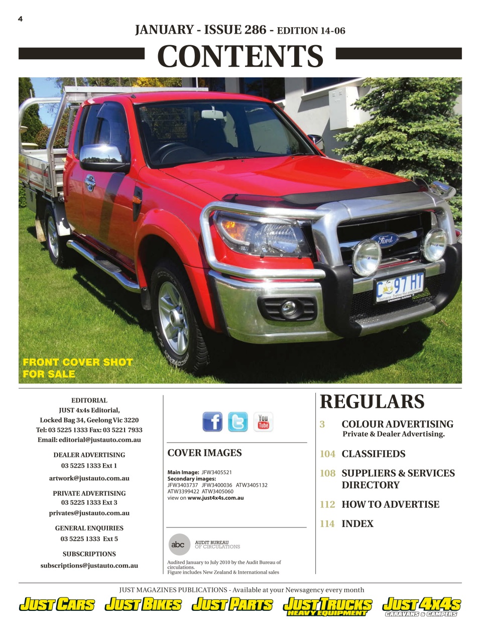 JUST 4X4S Preview Pages