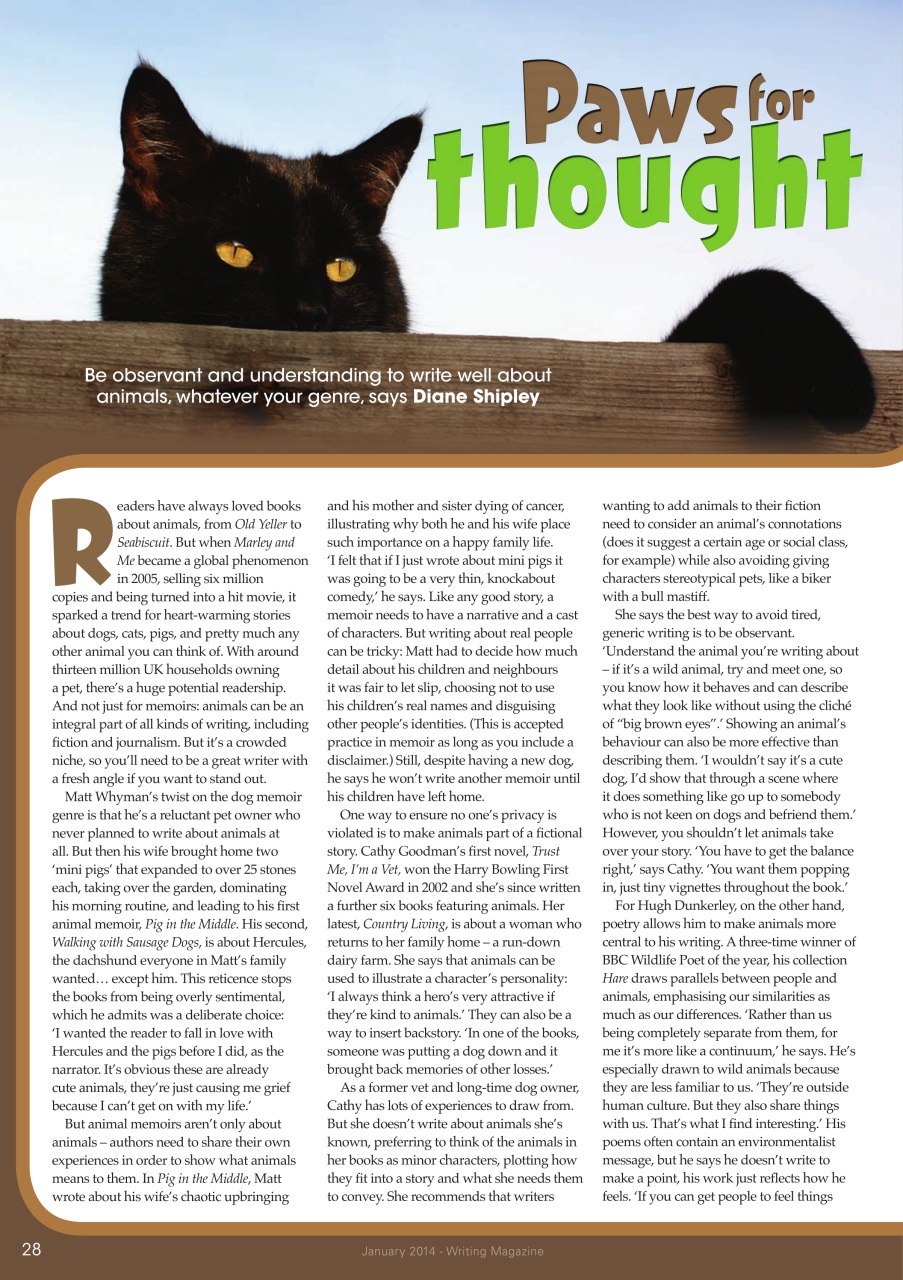 Writing Magazine Preview Pages