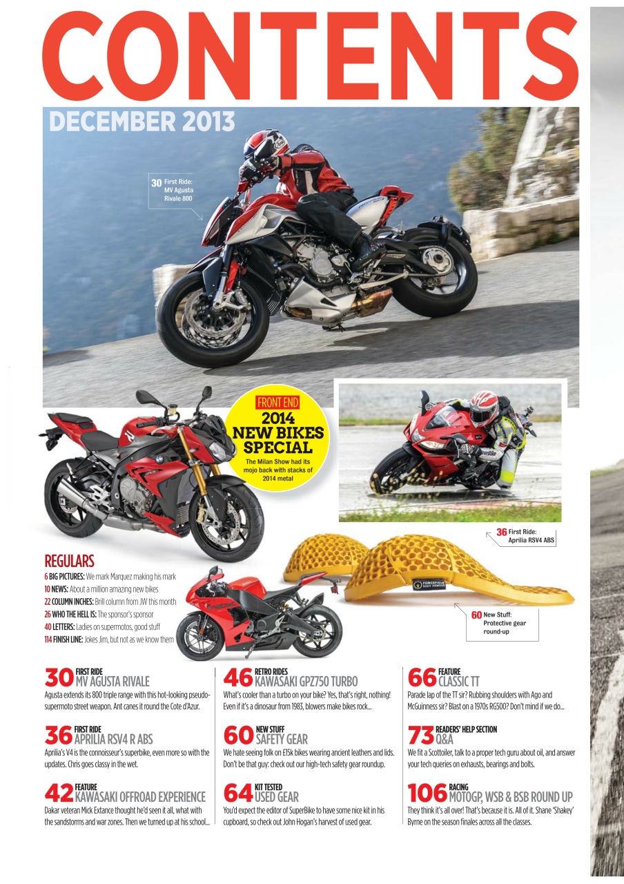 Superbike Magazine Preview Pages