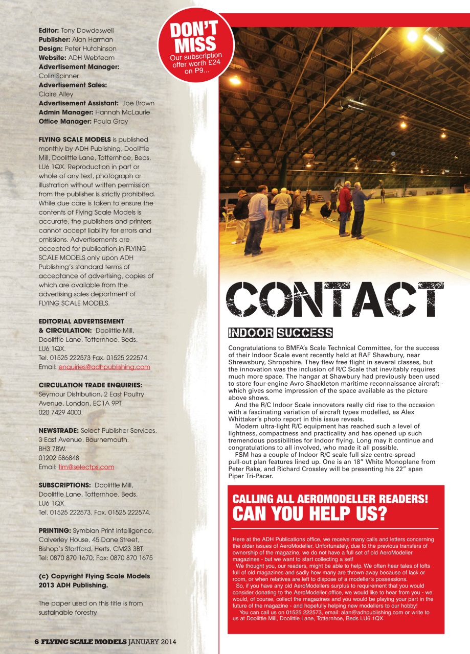 Flying Scale Models Preview Pages