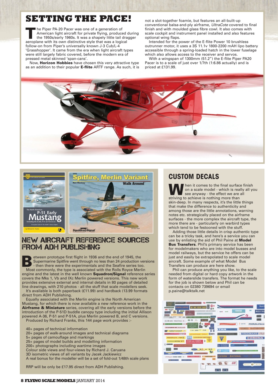Flying Scale Models Preview Pages