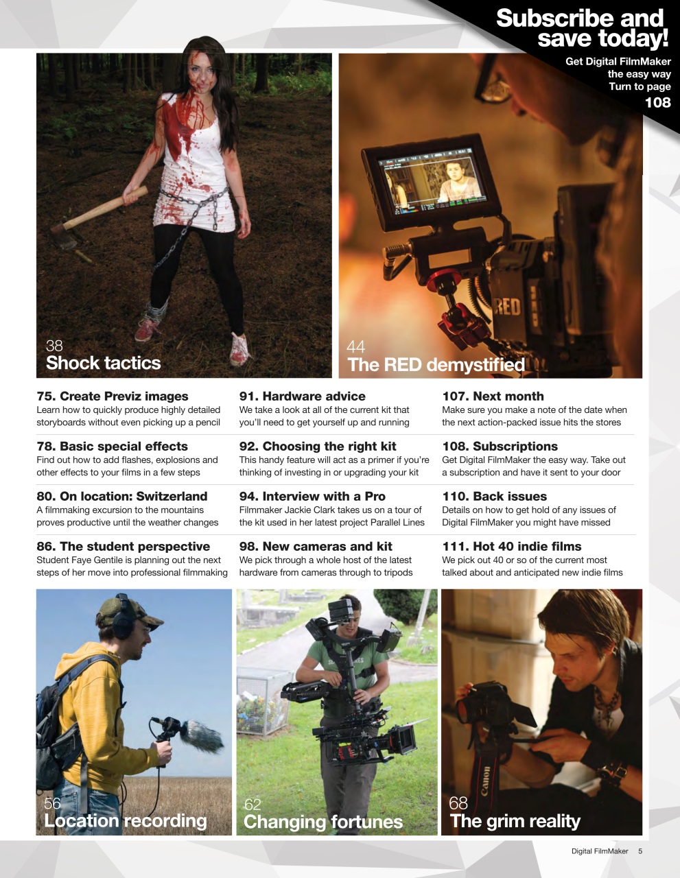 Digital FilmMaker Preview Pages