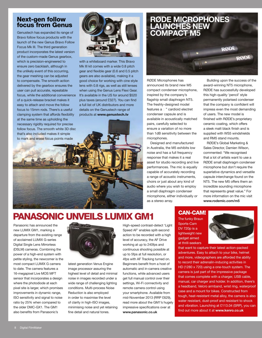 Digital FilmMaker Preview Pages