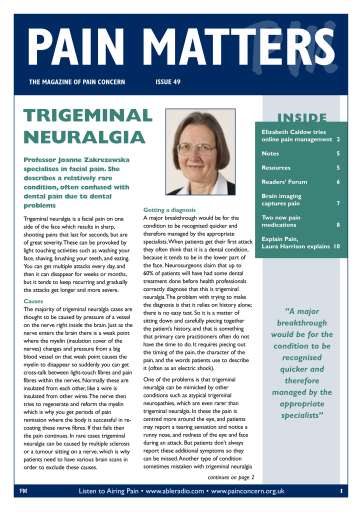 Pain Matters issue 