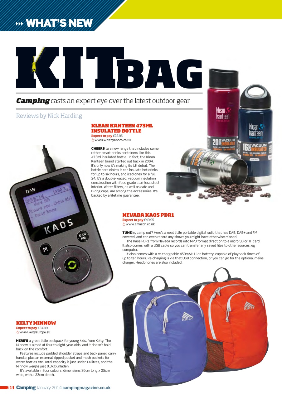 Camping Preview Pages