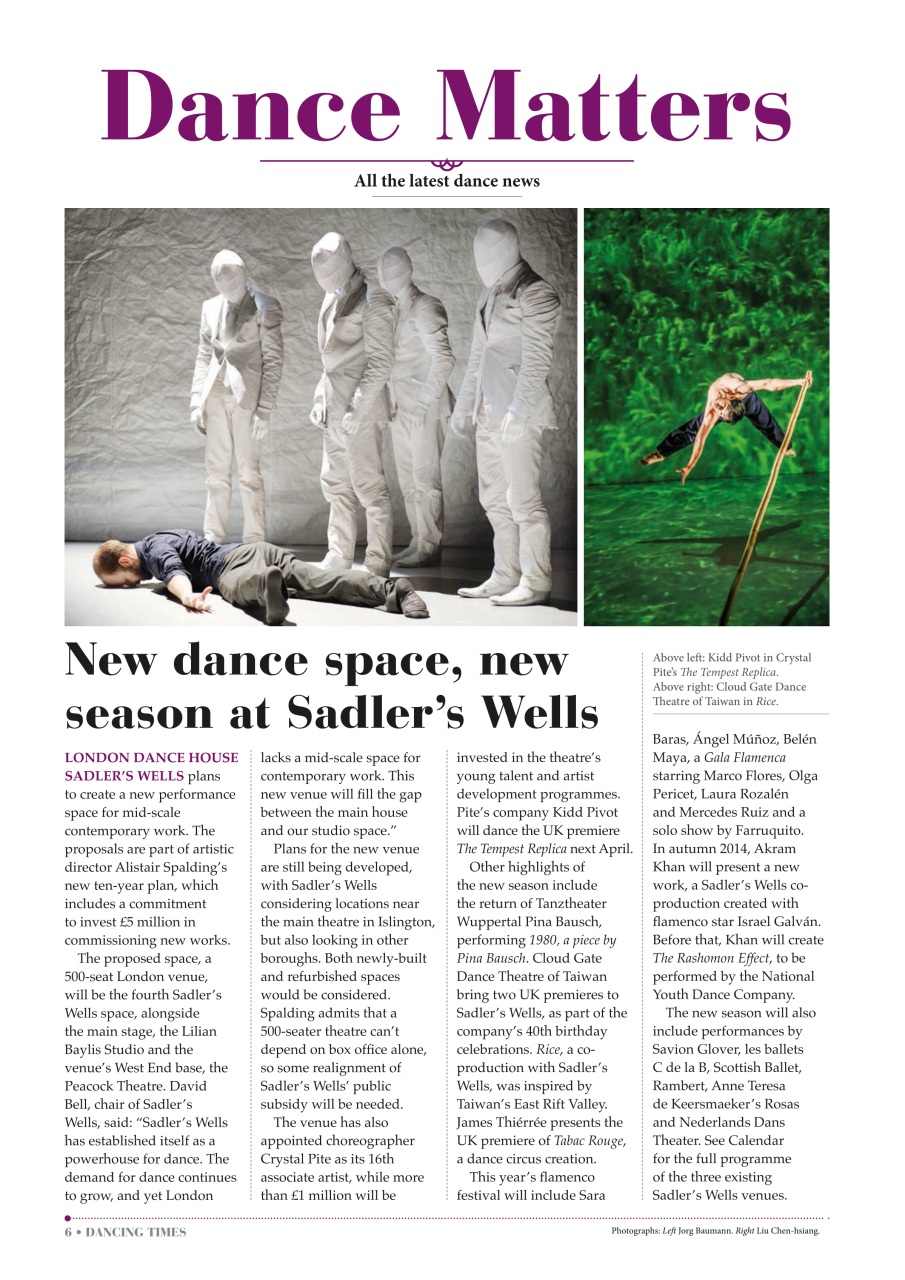 Dancing Times Preview Pages