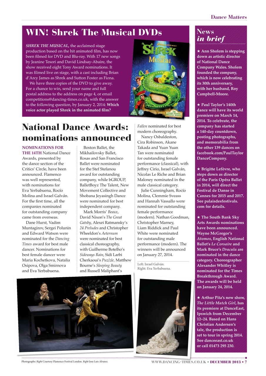 Dancing Times Preview Pages