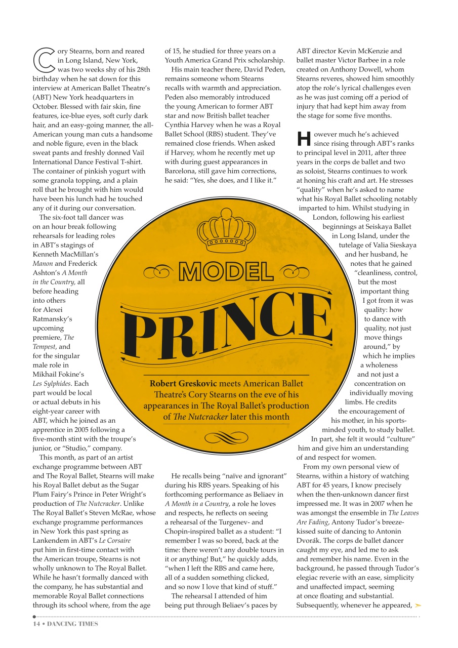 Dancing Times Preview Pages