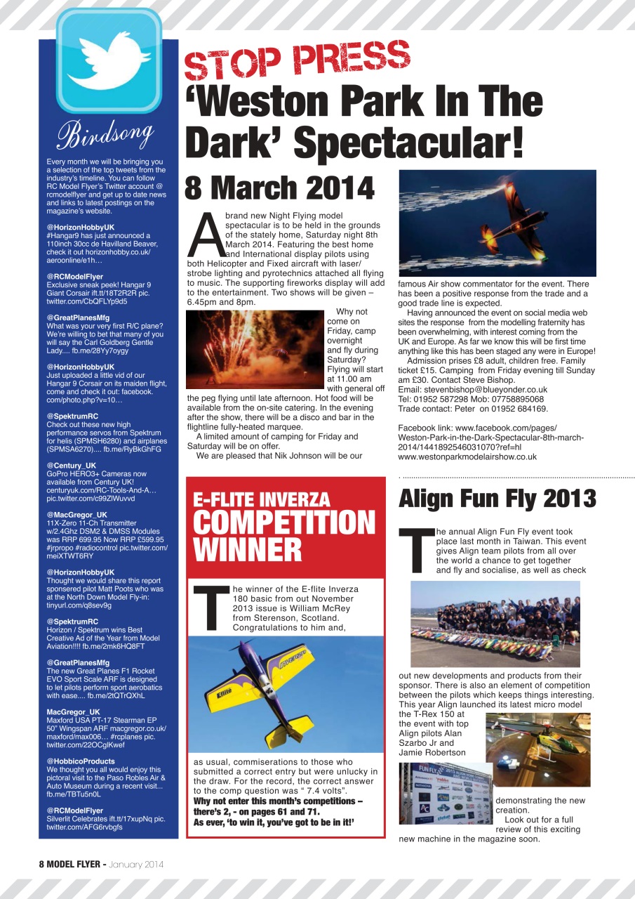 Radio Control Model Flyer Preview Pages