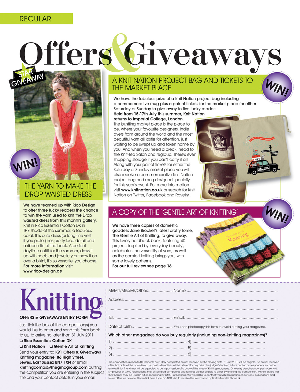 Knitting Preview Pages