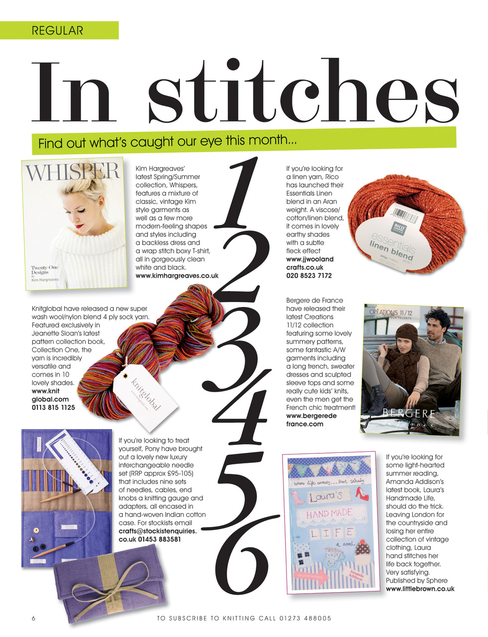 Knitting Preview Pages