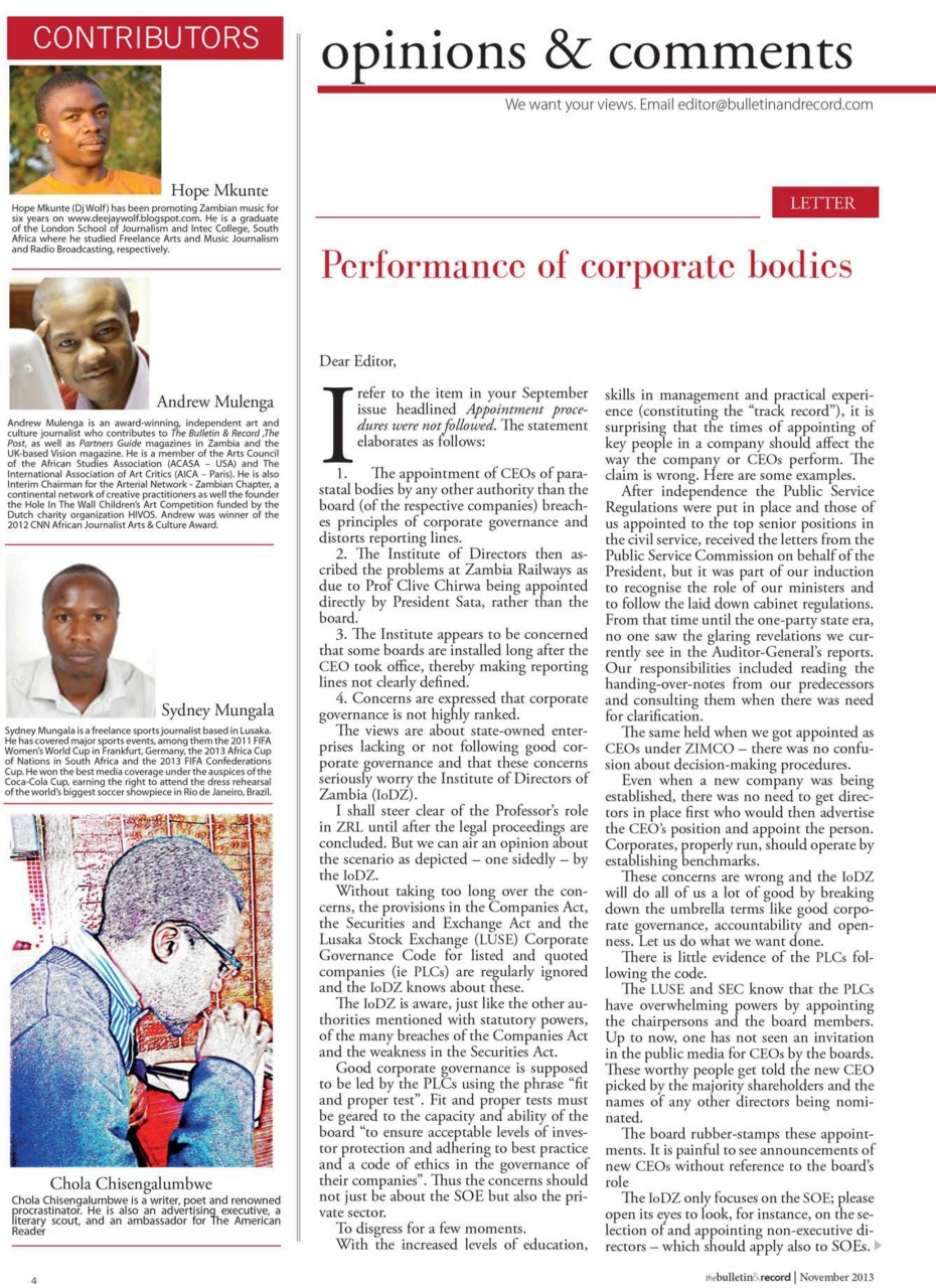 The Bulletin & Record Preview Pages