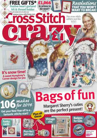 Cross Stitch Crazy issue January 2014