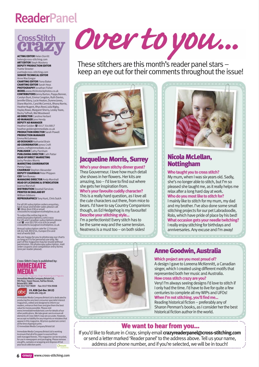 Cross Stitch Crazy Preview Pages