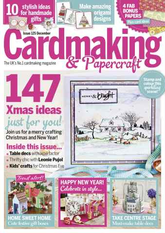 Cardmaking & Papercraft issue December 2013