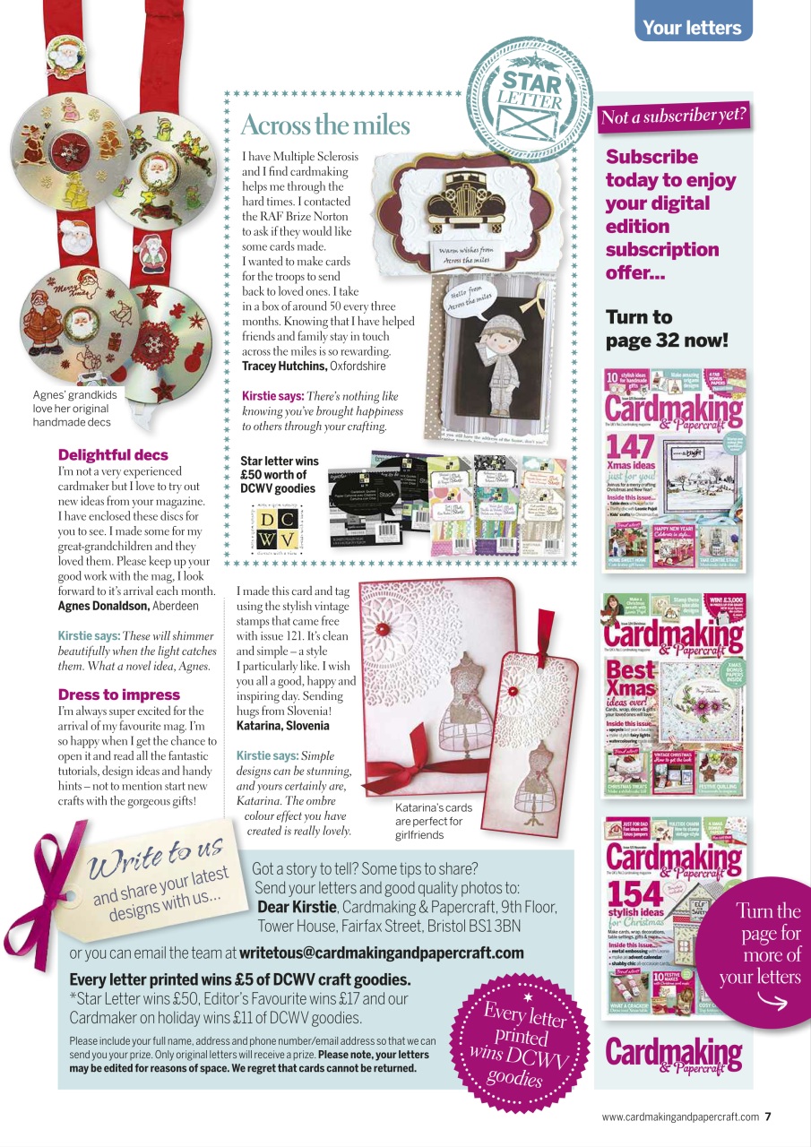 Cardmaking & Papercraft Preview Pages