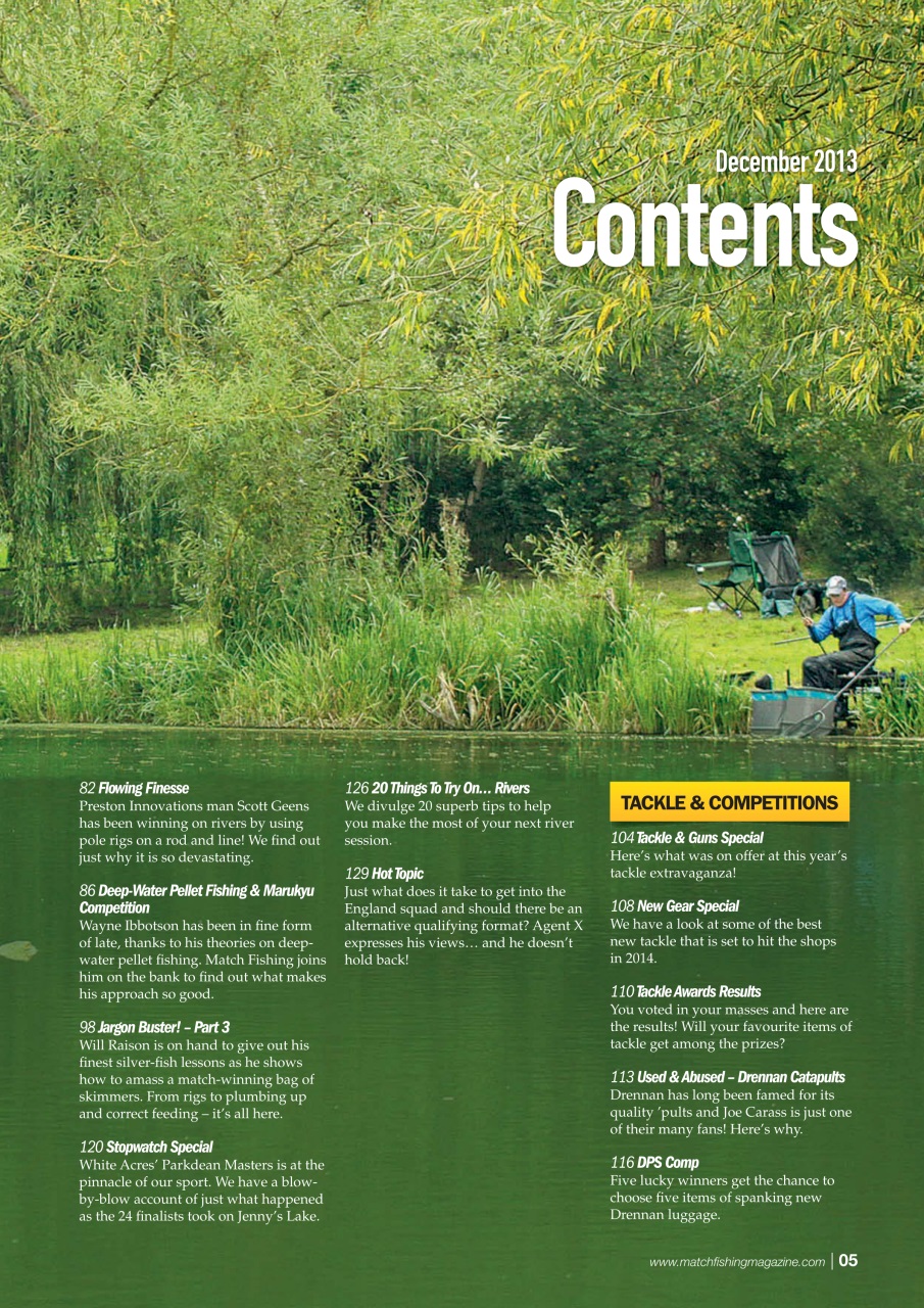 Match Fishing Preview Pages