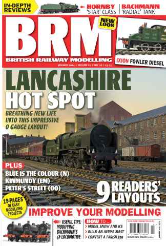 British Railway Modelling (BRM) issue BRM JAN 14 + FREE 32-page Supp