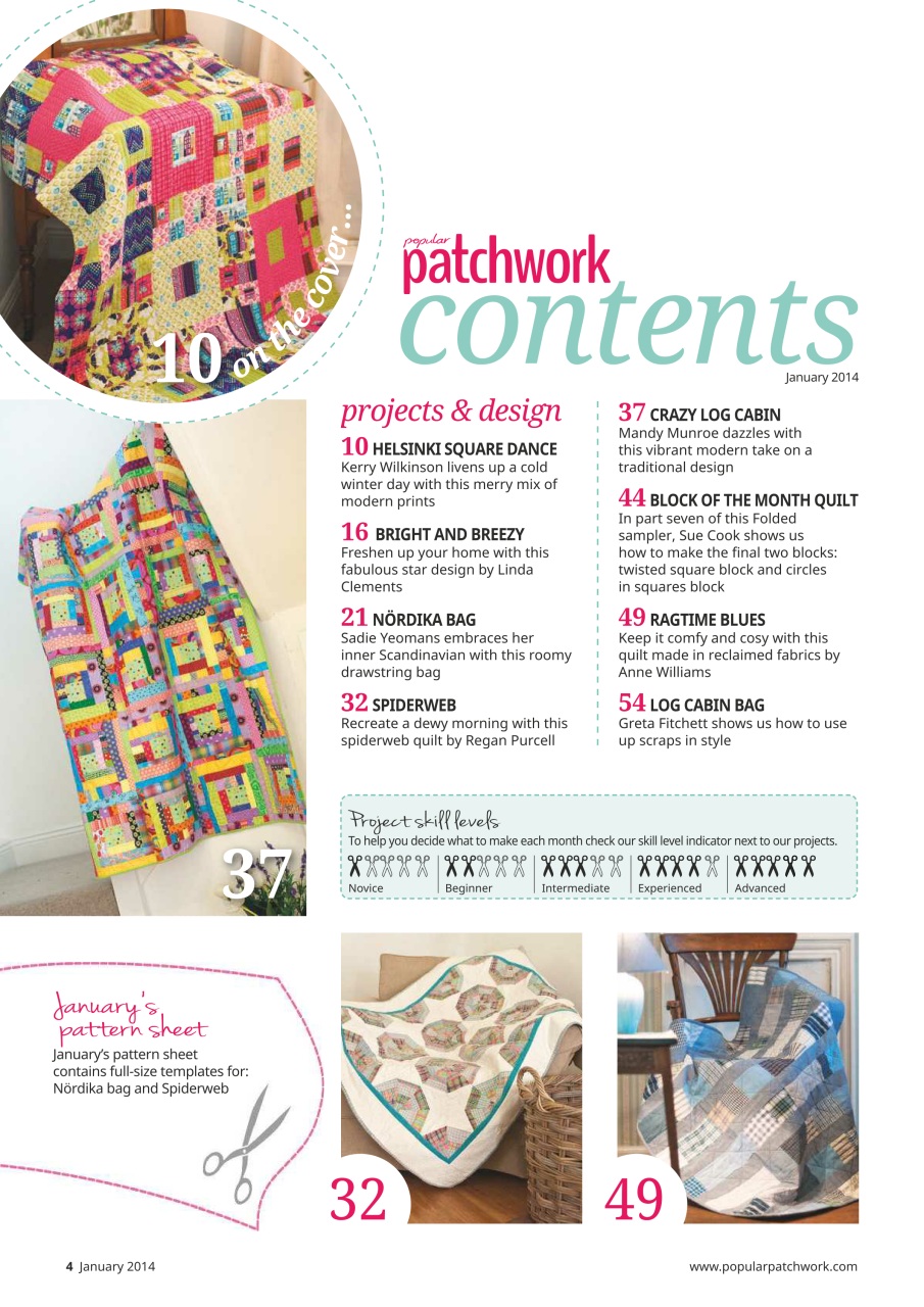Popular Patchwork Magazine Preview Pages