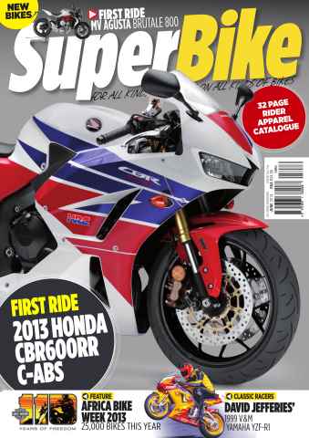 SuperBike South Africa issue June 2013