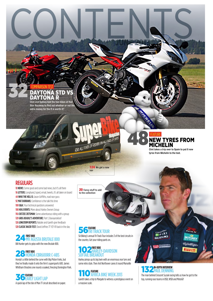 SuperBike South Africa Preview Pages