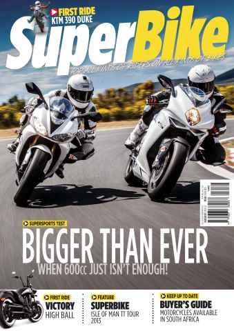 SuperBike South Africa issue August 2013